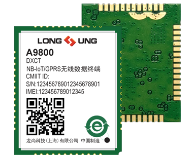 Longsung A9800是LCC城堡形封裝中最小的NB-IoT / GPRS模塊之一，超低功耗和擴(kuò)展的溫度范圍。